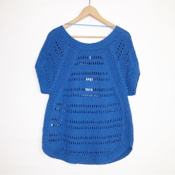 Sandro blue Sophie chunky sweater - Picture 2 of 10